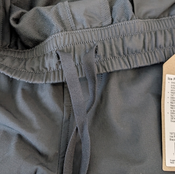 PrAna Ice Flow Hybrid Pant Black Mens Slim Elastic Waist Wicking Hybrid UPF 50 - Picture 13 of 15